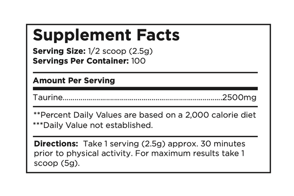 NUTRAFORCE TAURINE 250G