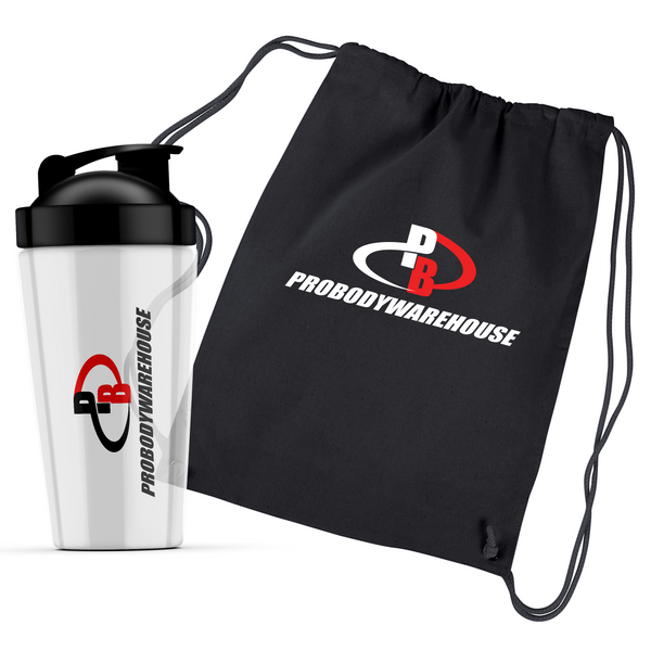 ProBodyWarehouse Shaker + Drawstring Bag - Probodyonline