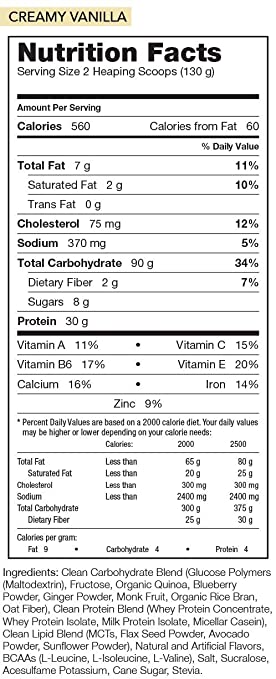 RIVAL NUTRITION CLEAN GAINER - Probodyonline